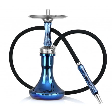 Ocean  Hookah - Kaif Small - Steel Topas/Blue Chrome