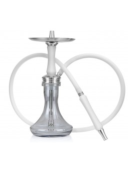 Ocean  Hookah - Kaif Small - Steel White/Chrome