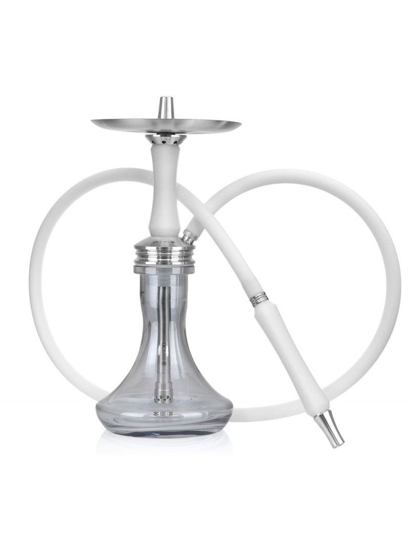 Ocean  Hookah - Kaif Small - Steel White/Chrome